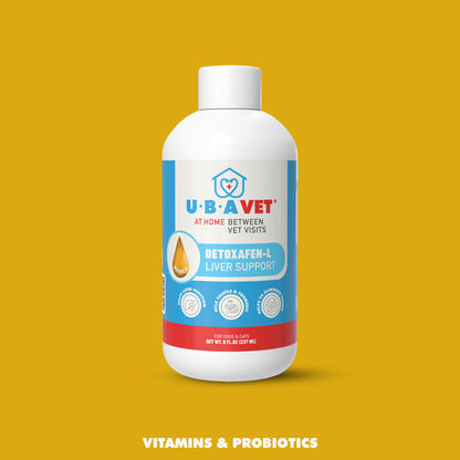 DETOXAFEN-L Liver Support Liquid 8 fl.oz. For Dogs and Cats