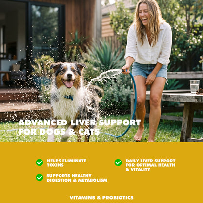 DETOXAFEN-L Liver Support Liquid 8 fl.oz. For Dogs and Cats