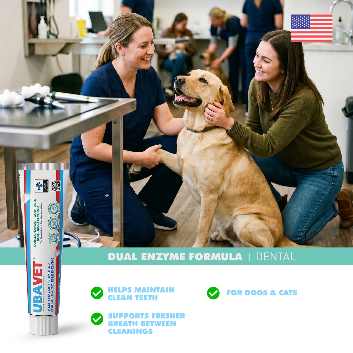 Dual Enzyme Formula Toothpaste for Dogs and Cats