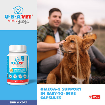 Omega-3 Skin and Coat Capsules (120ct)