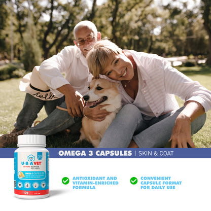 Omega-3 Skin and Coat Capsules (120ct)