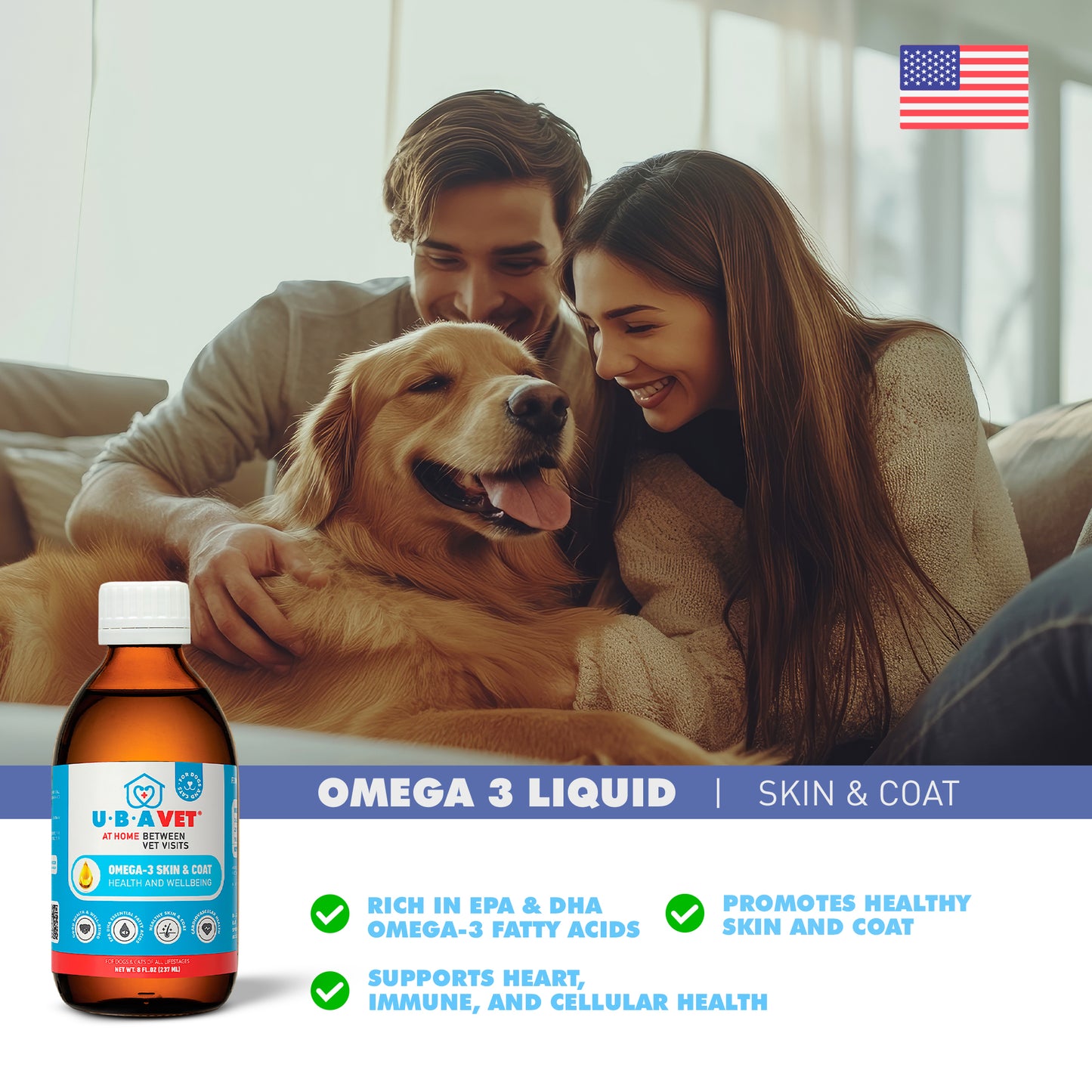 Omega-3 Skin and Coat Liquid (8 fl. oz)